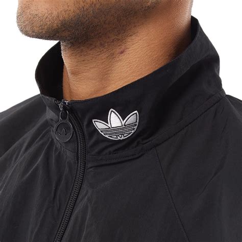 adidas originals herren sprt shark woven leicht jacken schwarz|adidas SPRT Shark Woven Track Jacket.